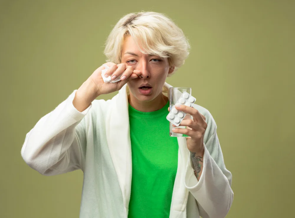 Como evitar rinite alérgica e alergia? 2 Alergia nos olhos